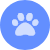 blue paw